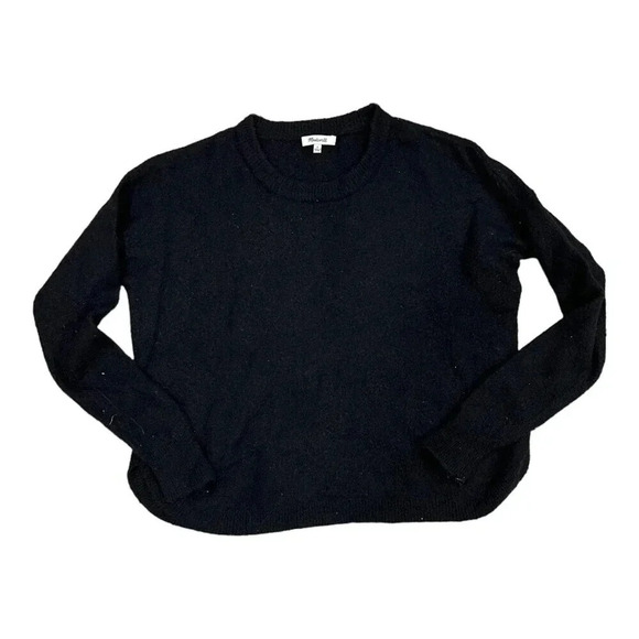 Madewell Sweaters - Madewell Black Alpaca Wool Blend Sweater S